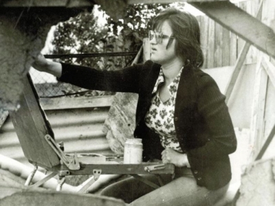 Violeta Židonytė. 1982-ieji, tapybos praktika Juodkrantėje