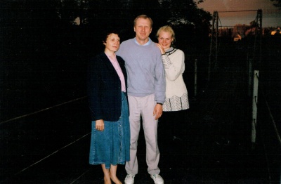 Vytautas Stulpinas su šeima